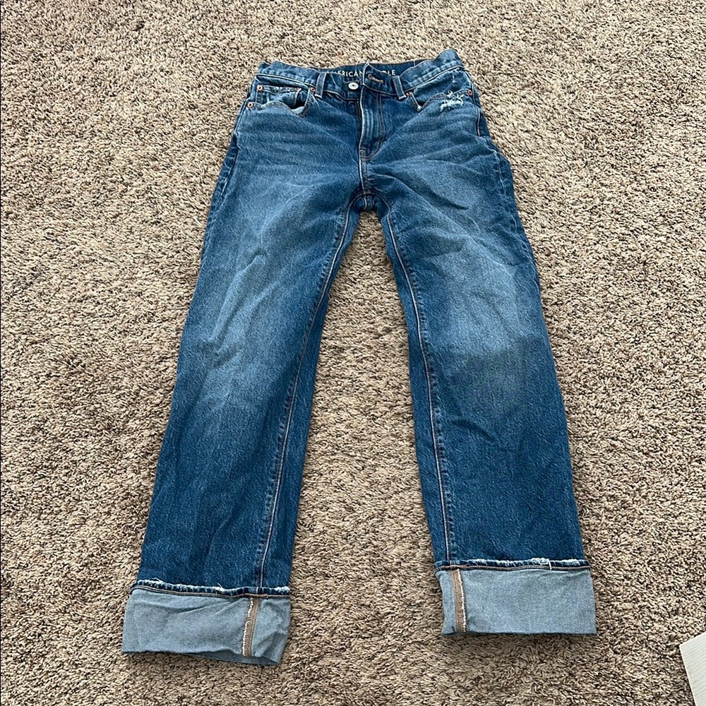 American Eagle Outfitters Relaxed Fit Blue Jeans